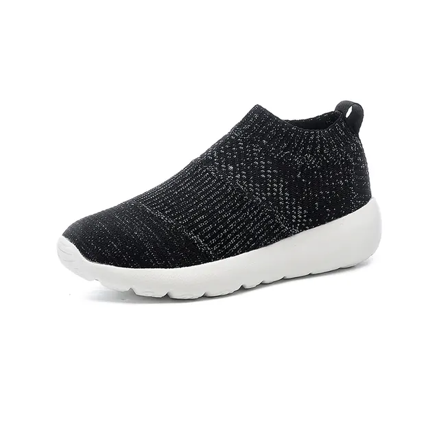BQ016 Kids Knit Slip-On Walking Shoes