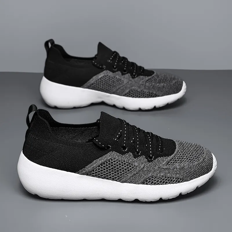 BQ004 Lightweight Knit Slip-On Casual Shoes product view 4