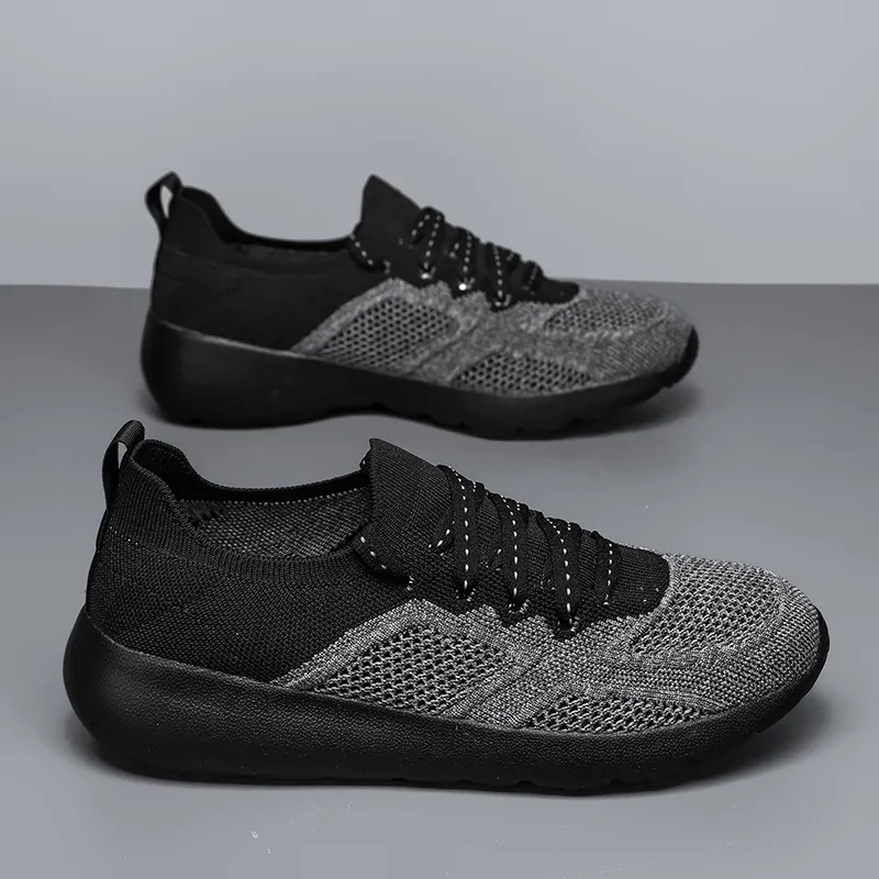 BQ004 Lightweight Knit Slip-On Casual Shoes product view 5