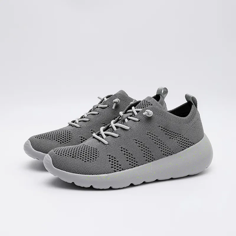 BQ005 Summer Hollow-Knit Lace-Up Walking Shoes