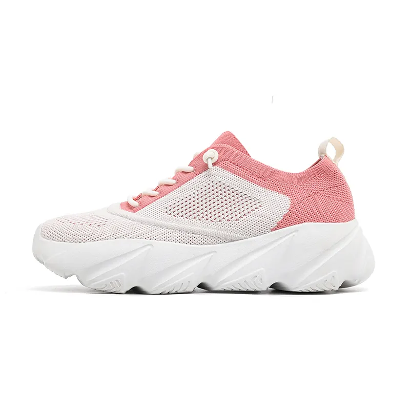 BQ006 Autumn Winter Chunky Knit Lace-Up Shoes product view 6