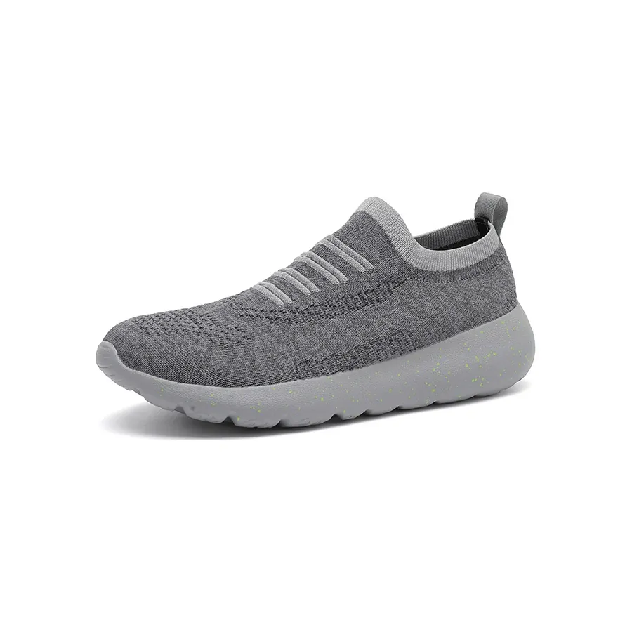 BQ023 Knit Textile Low-Cut Slip-On Walking Shoes product view 4