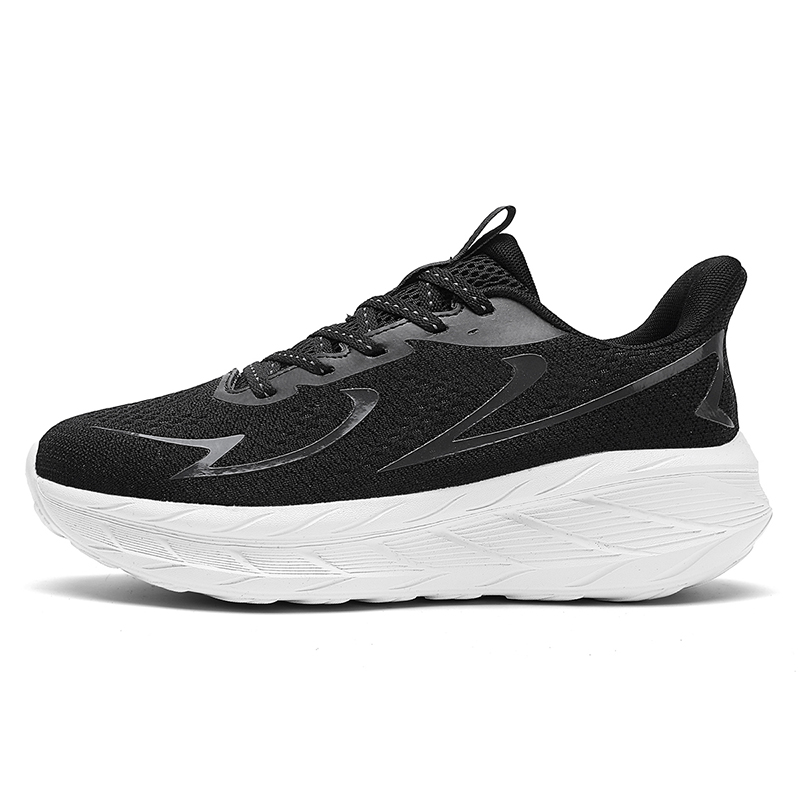 BQ009 Breathable Mesh Thick-Sole Athletic Walking Shoes
