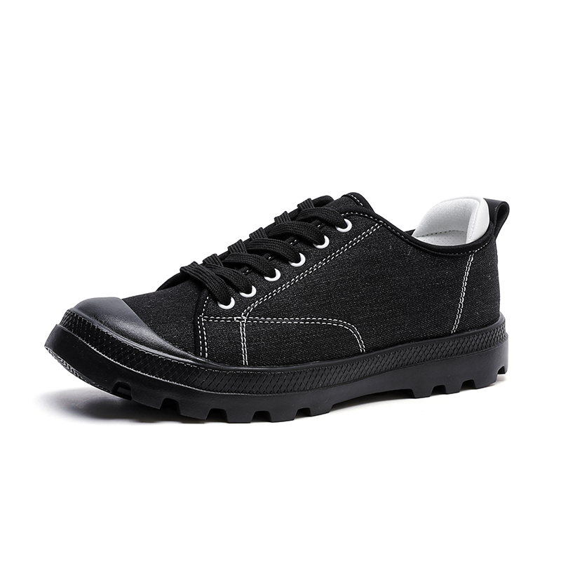 BQ010 Stretch Fabric Toe-Cap Lace-Up Walking Shoes product view 2