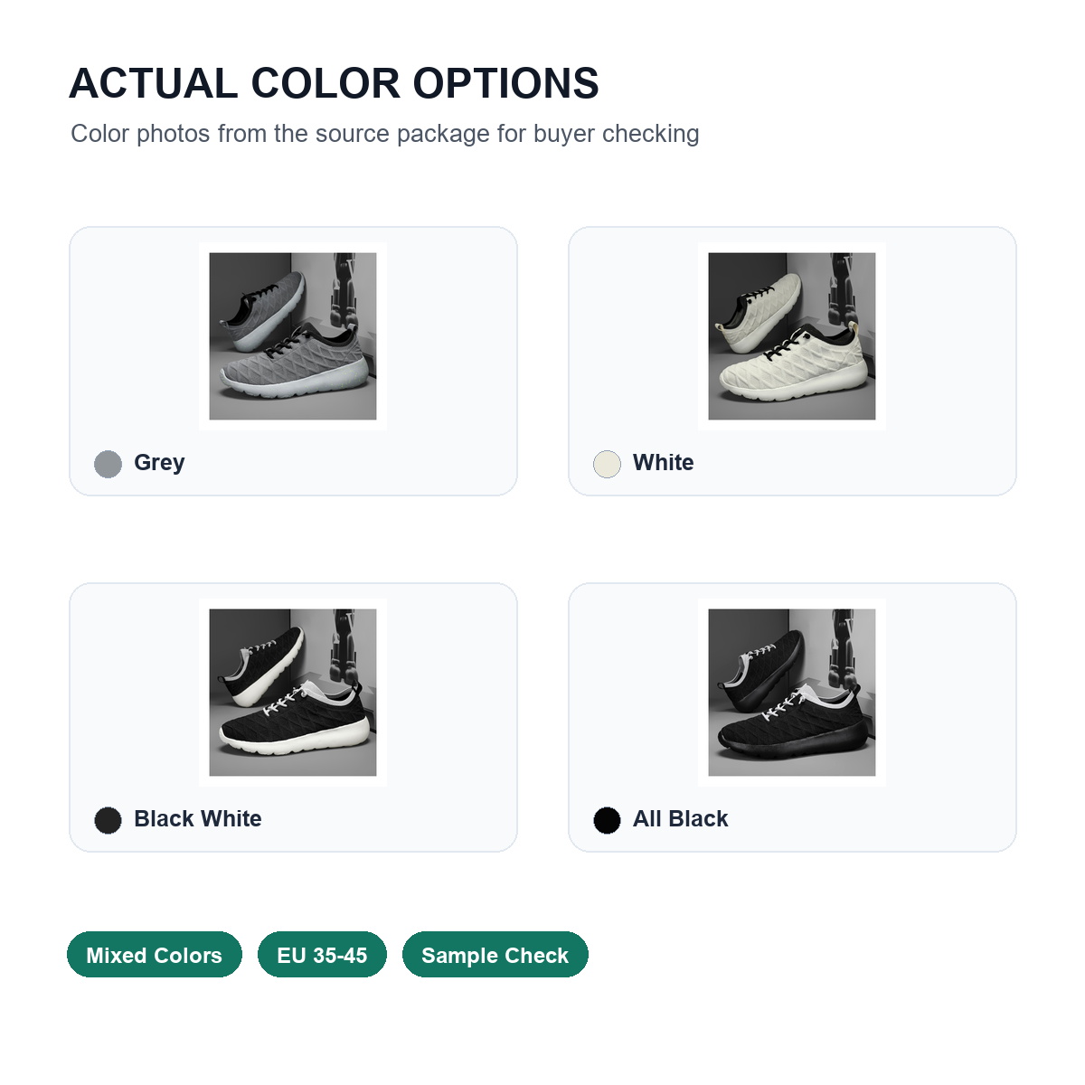 BQ017 Quilted Textile Lace-Up Walking Shoes product view 5