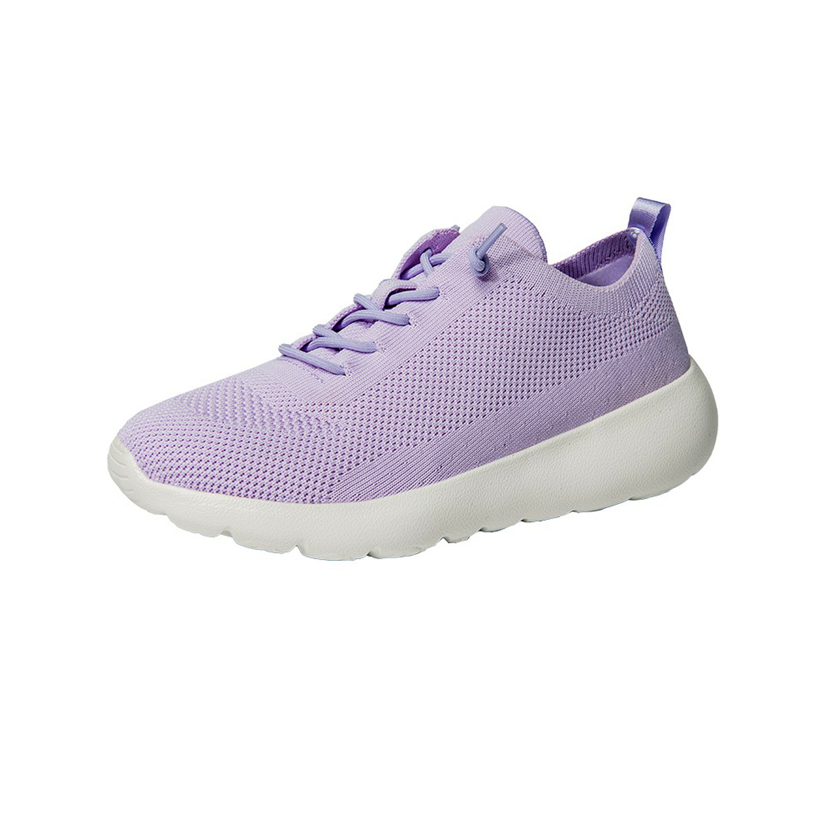 BQ018 Lightweight Knit Lace-Up Walking Shoes