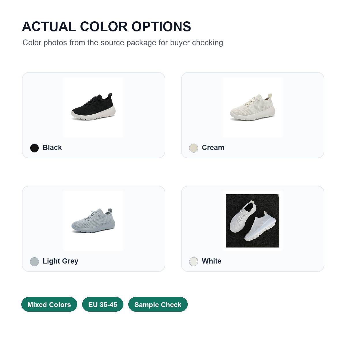 BQ019 Honeycomb-Knit Lace-Up Casual Walking Shoes product view 5