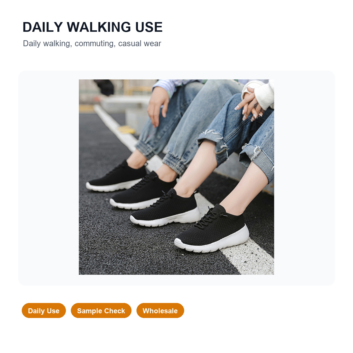 BQ019 Honeycomb-Knit Lace-Up Casual Walking Shoes product view 6