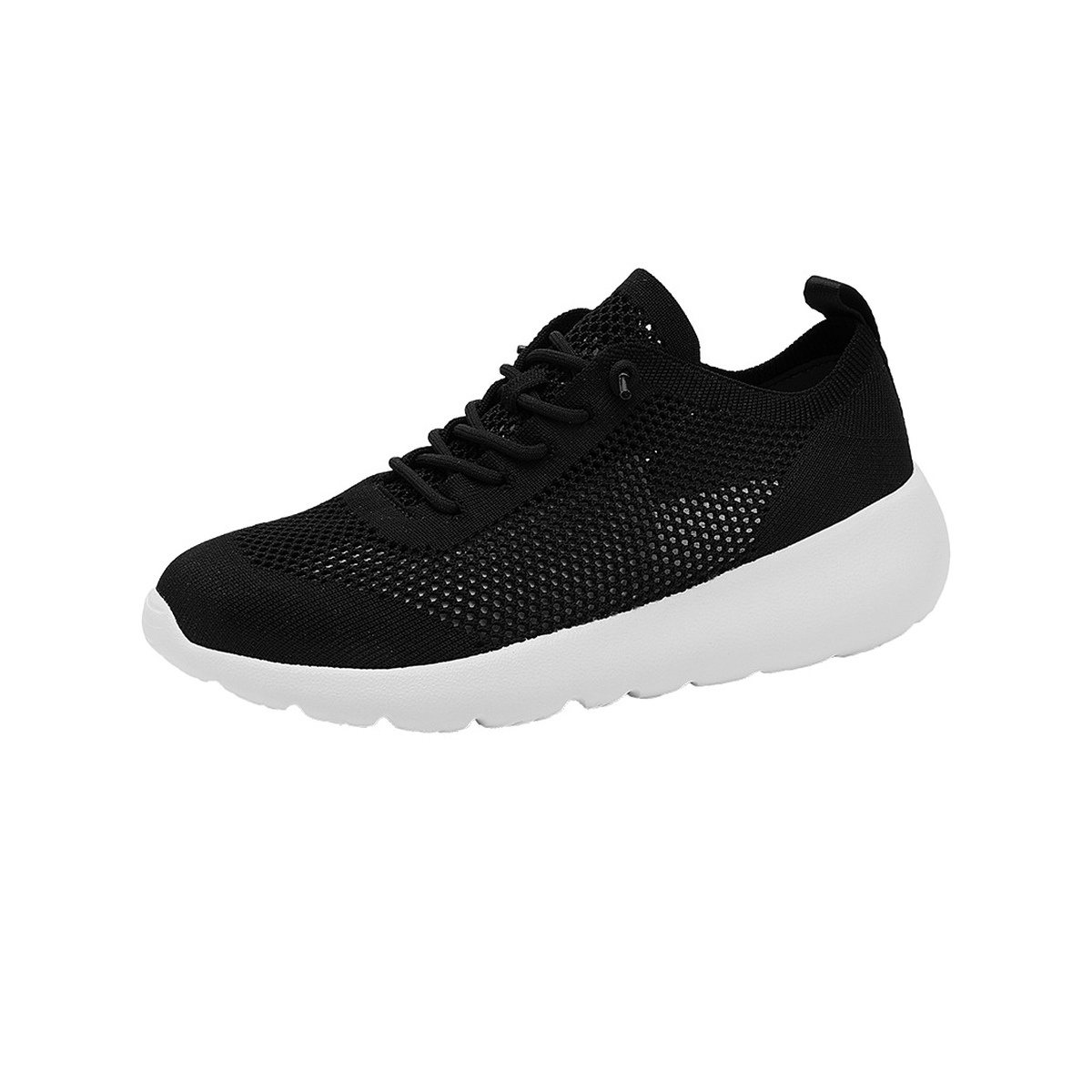 BQ020 Summer Hollow-Knit Lace-Up Walking Shoes