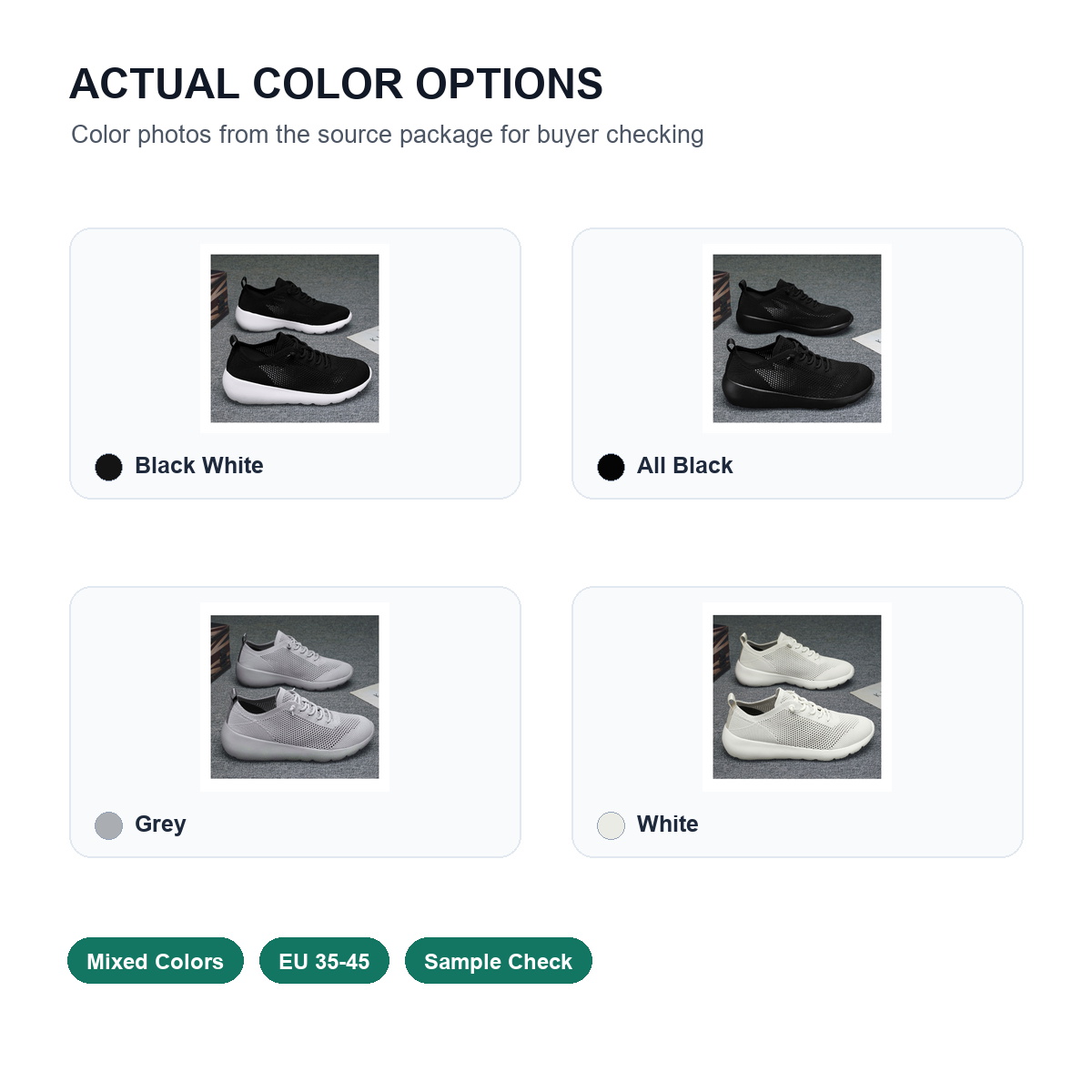 BQ020 Summer Hollow-Knit Lace-Up Walking Shoes product view 5