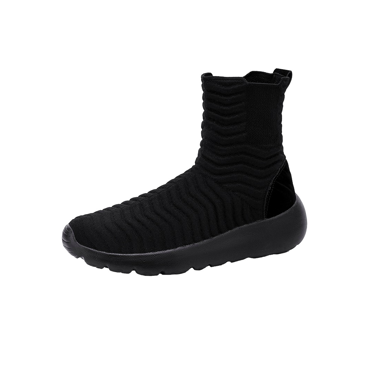 BQ029 High-Top Sock Knit Walking Shoes